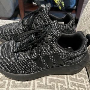 Adidas black shoes